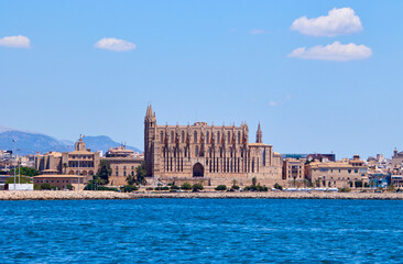 Reise nach Mallorca. Die Kathedrale von Palma de Mallorca.