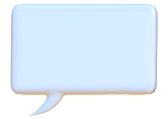 シンプルな吹き出しフレーム　四角