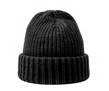 Black Knit Beanie