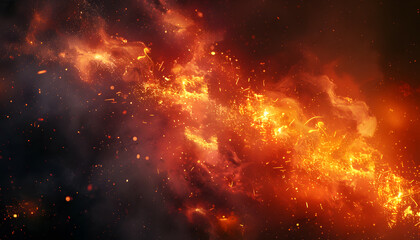 Fototapeta premium fire background