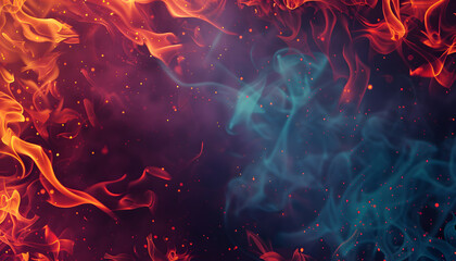 Obraz premium fire background