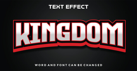 Kingdom editable text effect