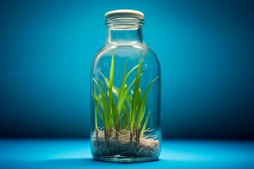 Plant in a bottle, generative ai
