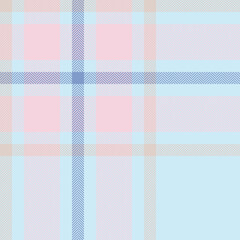 Plaid check pattern. Seamless fabric texture. Tartan textile print.