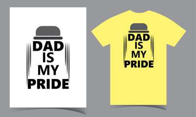 Father's day T-shirt design.
