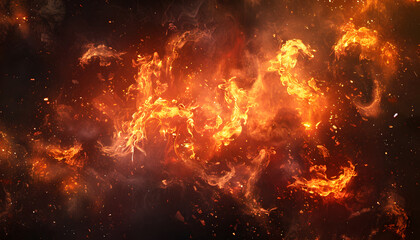 Fototapeta premium fire background