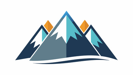 A Pictorial Mark for an Outdoor Adventure Company Featuring a Mountain Logo