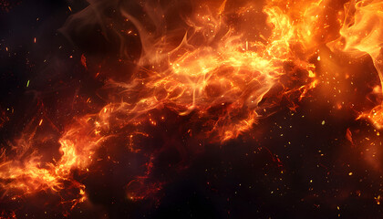 Fototapeta premium fire background