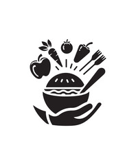 vector food vector art,graphics foods icons set,vintage illustration food clipart,vector foods flat style artwork design.