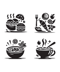 vector food vector art,graphics foods icons set,vintage illustration food clipart,vector foods flat style artwork design.
