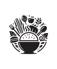 vector food vector art,graphics foods icons set,vintage illustration food clipart,vector foods flat style artwork design.