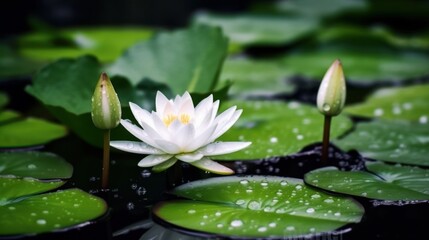 Water Lily in Bloom