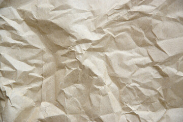 Obraz premium Craft crumpled paper, cardboard background. Corrugated Cardboard Texture, torn antique page, wallpaper or parchment abstract design, Horizontal rough carton