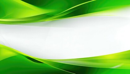 Fototapeta premium White and green gradient background, smooth lines, modern art. abstract