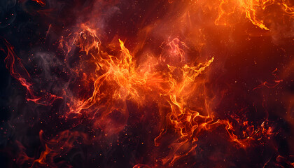 Fototapeta premium fire background
