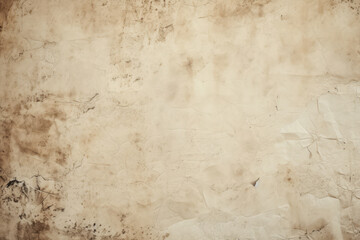 Processed collage of ancient scroll sheet of brown aged paper texture. Background for banner