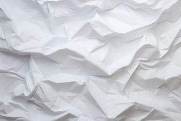 Fototapeta premium Processed collage of crumpled white paper sheet texture. Background for banner, backdrop or texture