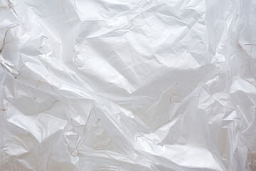 Obraz premium Processed collage of transparent cellophane plastic foil texture. Background for banner, backdrop