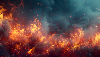 Fototapeta premium fire background