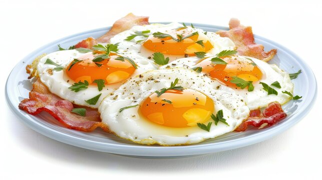 Sunny Side Up Perfection: A Gigapixel View of Breakfast
