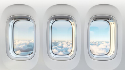 window of airplane