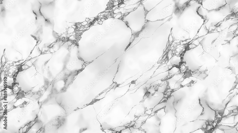 Poster white gray marble seamless texture surface for design and graphics, marble stone table surface top view close up with high quality marble pattern texture background