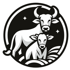 VACA E BEZERRO NELORE