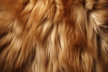 Processed collage of fluffy animal fur surface texture. Background for banner, backdrop or texture