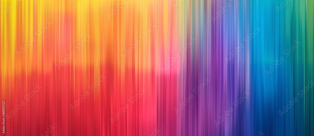 Poster spectrum colors blending smoothly together creating a colorful abstract background, perfect for any 