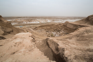 Ruins of ancient Toprak-Kala fortress