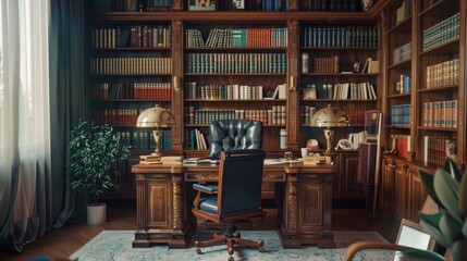 old books in library