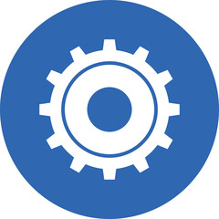 Setting glyph circle icon