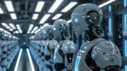 Fototapeta premium robot in the laboratory