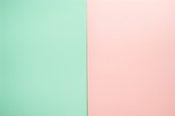 Fototapeta premium Stylish color block background in pink and green, perfect for lifestyle and fashion projects. Modern and trendy with plenty of copy space for creativity