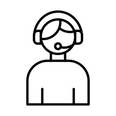 Customer Service line icon