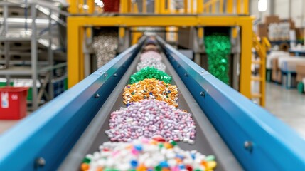 Machines advanced technology used for sorting.