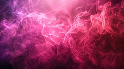 Obraz premium Abstract background with pink light and smoke flames