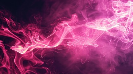 Obraz premium Abstract background with pink light and smoke flames