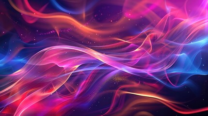 Fototapeta premium Abstract glowing backdrop