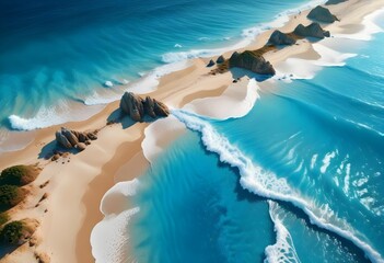Obraz premium Beautiful sea beach photo