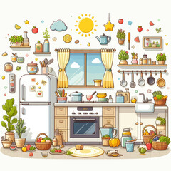 kitchen-vector  complete accessorize 