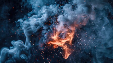 Airborne Particles and Gases Released During Combustion