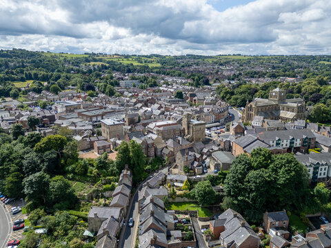 Hexham Town Centre Drone Shot