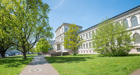 Naklejka premium academy of visual art, Munich, district Maxvorstadt, in summer