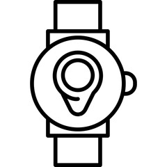 Smartwatch Location Icon