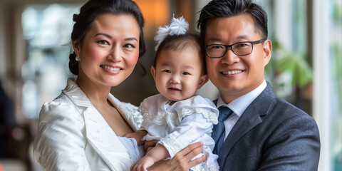 Obraz premium portrait of a happy family