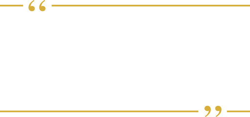 Quotes black frame vector template