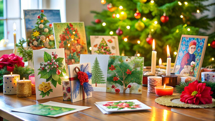 Obraz premium generate an image of a festive table with a variet