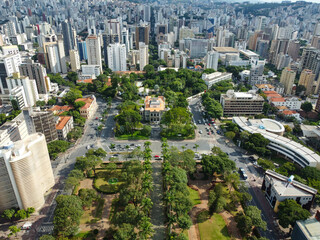 Aerial Elegance: Pra&ccedil;a da Liberdade in Belo Horizonte, Brazil