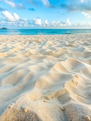 Beautiful tropical beach sea and sand for background - Holiday Vacation concept